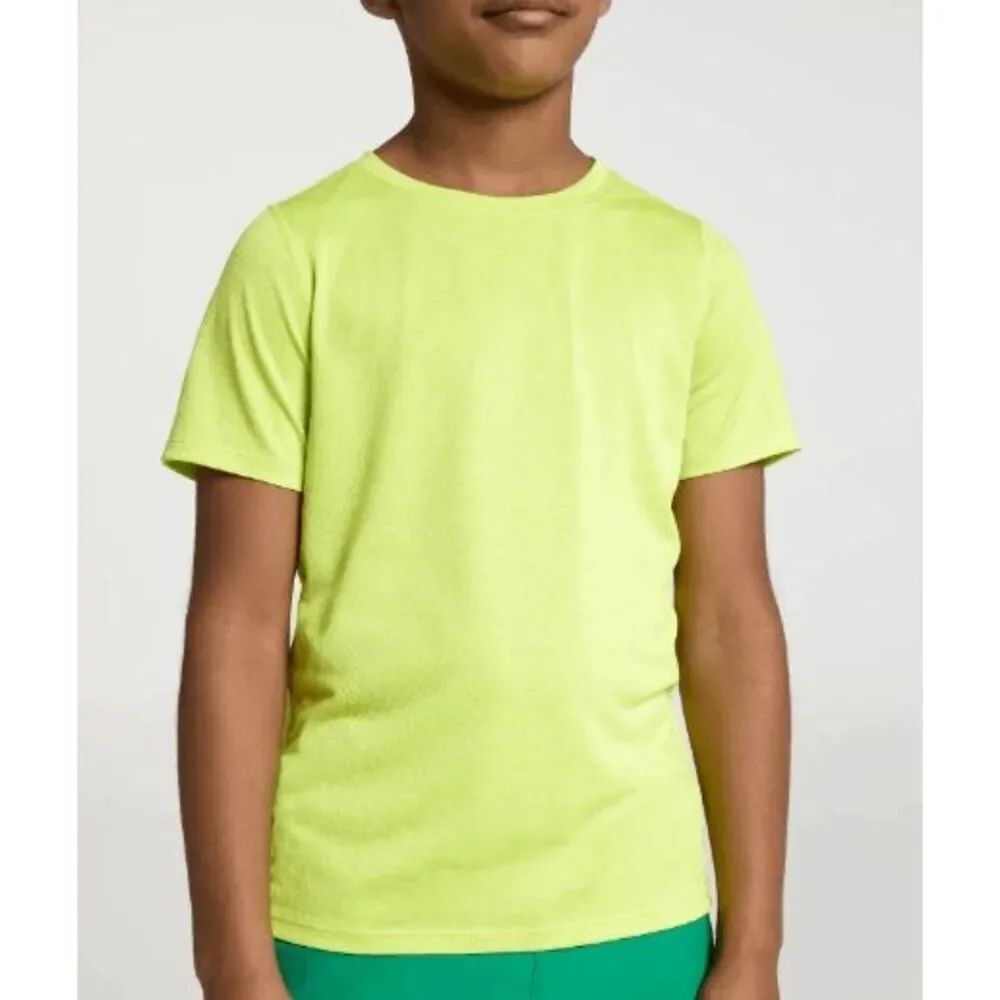 DSG boy's Movement Tee yellow pulse heather Size M